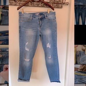 Dear John sz30 Playback Cuffed, Cropped Straight Leg Jeans